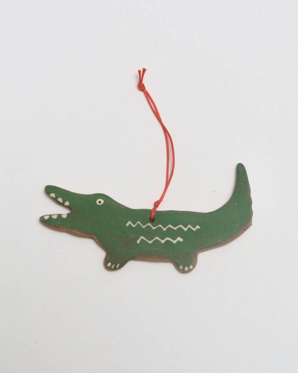 Gator Ornament  : Green