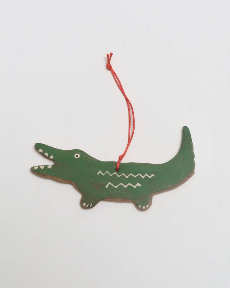 Gator Ornament  : Green