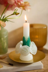Floral Taper Candle