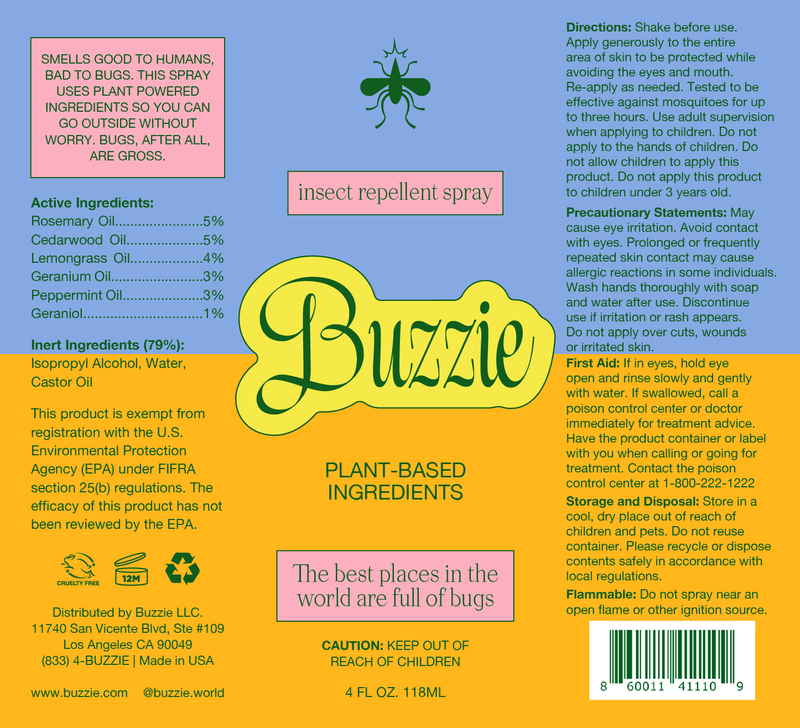 Buzzie Bug Spray