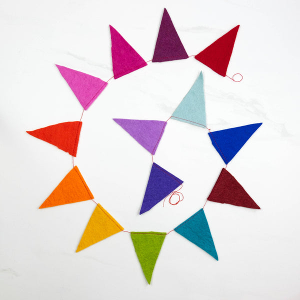 Felt Rainbow Flags