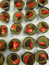 Matcha Strawberry Mini Cups