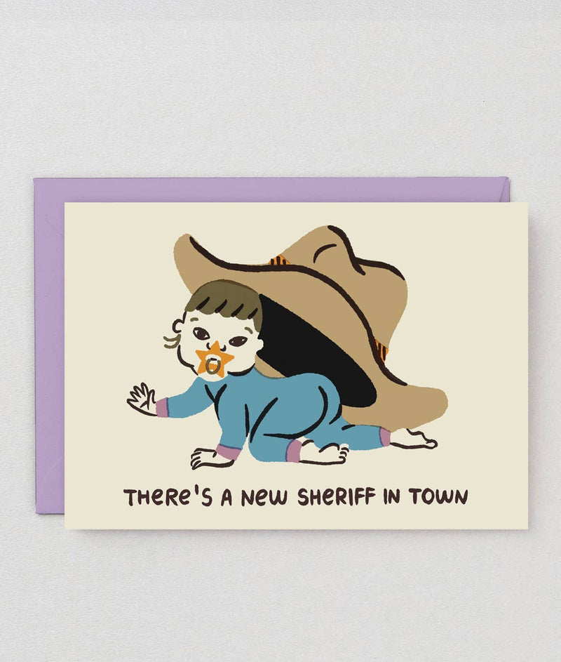 New Sheriff In Town Card