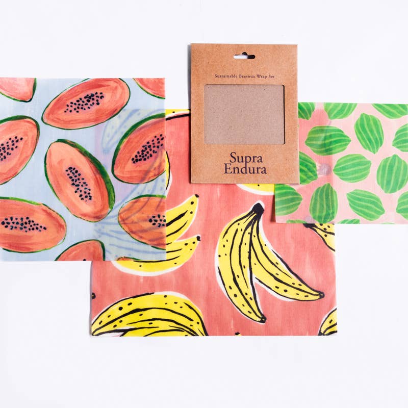 Fruit Beeswax Wrap Set