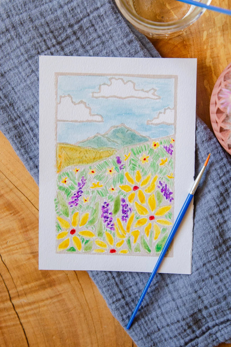 Watercolor Card Kit