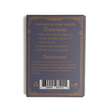 Paper Soap – Vanilla + Amber, 50 sheets