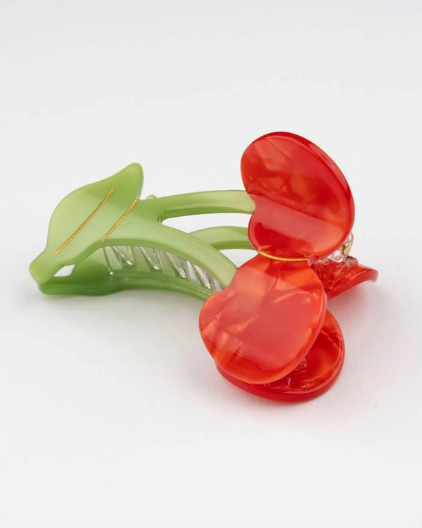 CHERRY HAIR CLAW