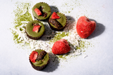 Matcha Strawberry Mini Cups