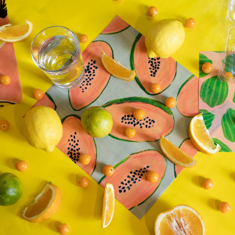Fruit Beeswax Wrap Set