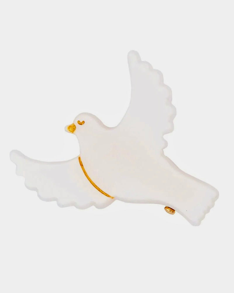 Dove Hair Clip