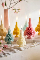Floral Taper Candle