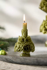 Floral Taper Candle