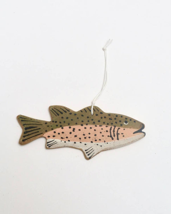 Ceramic Ornament  : Trout