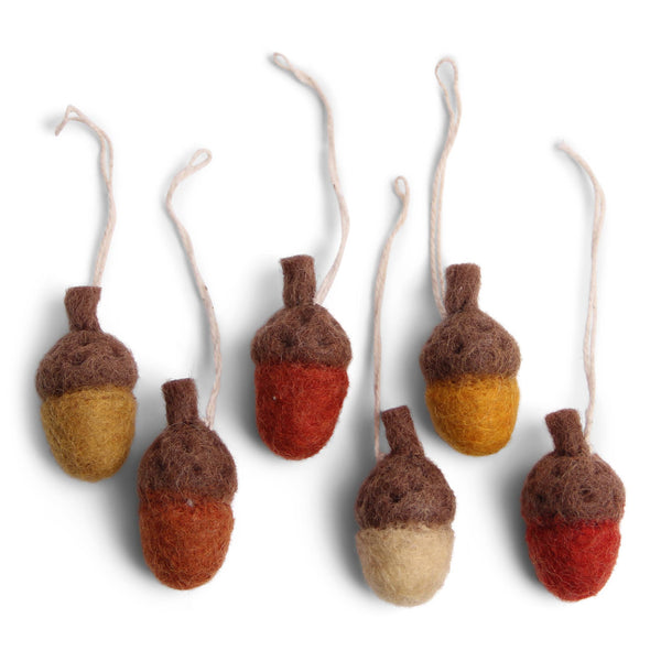 Acorn Felt Ornament