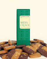 Mocha Crunch Shortbread Cookies