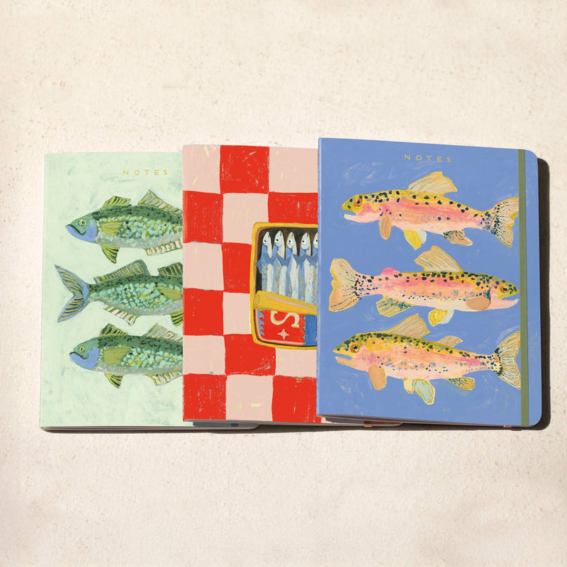 Fish Trio Notebook Set