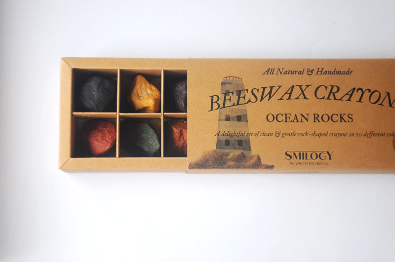 Ocean Rocks Organic Beeswax Crayons