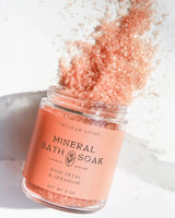 MINERAL BATH SOAK, ROSE PETAL & GERANIUM