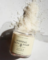 MINERAL BATH SOAK, VETIVER & BERGAMOT