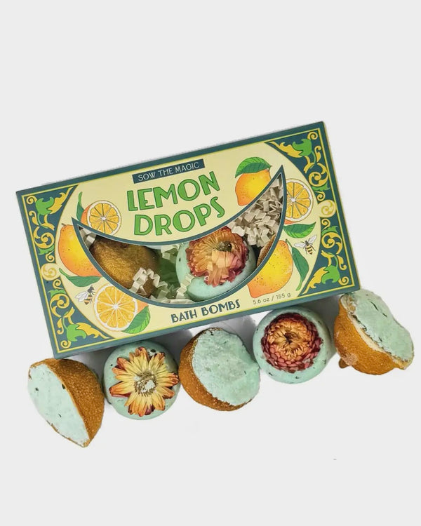 Lemon Drop Bath Bombs