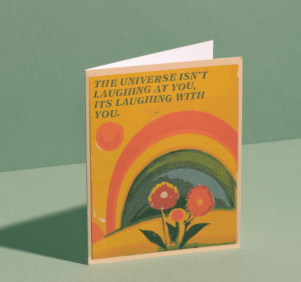 Universe Laughs Card