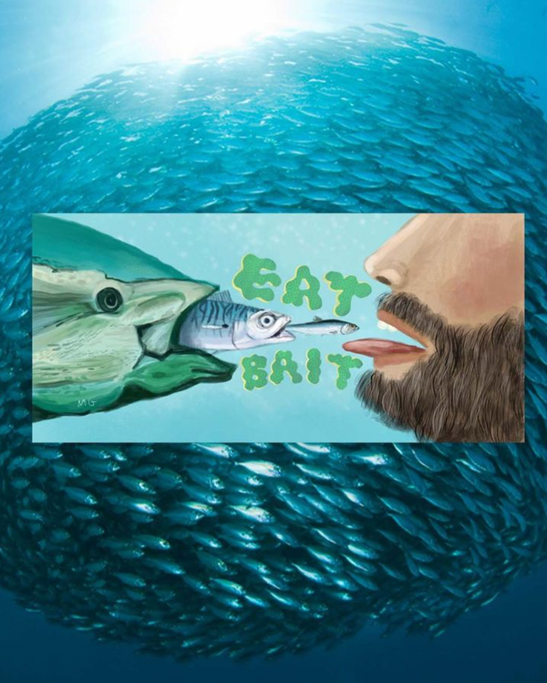 Eat Bait Bumper Sticker