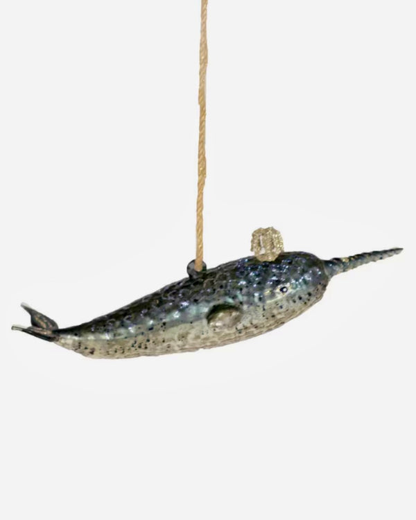 VICTORIAN NARWHAL Ornament