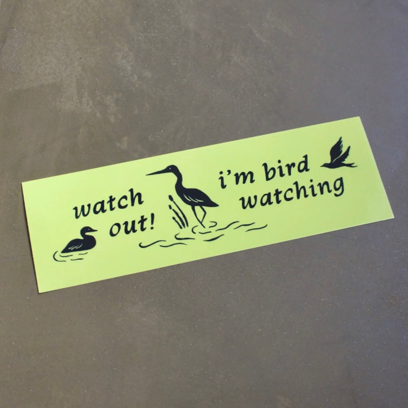Bird Watching Sticker