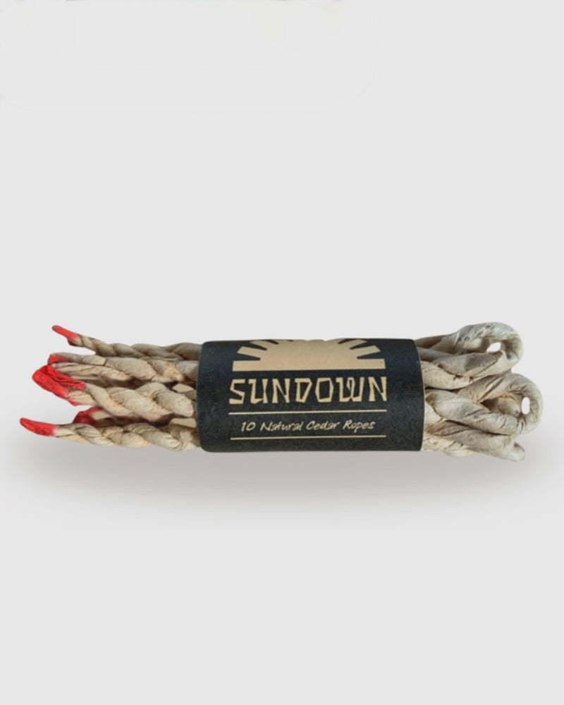 Sundown Natural Cedar Incense Ropes