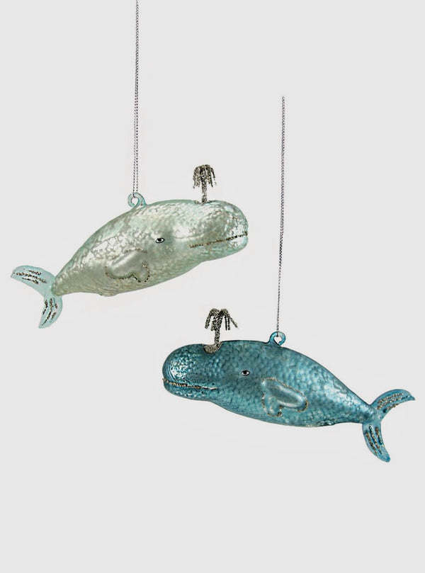 WHALE ornament