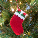 Mini Felt Stocking Ornament