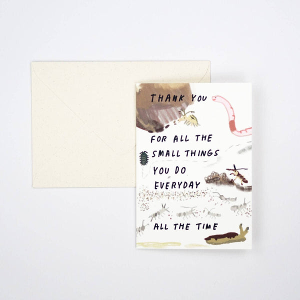 Thank You for the Small Things Card