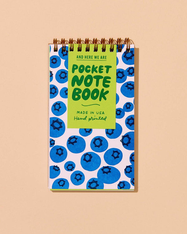 Blueberry Pocket Notebook