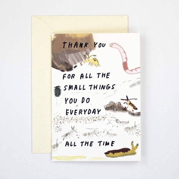 Thank You for the Small Things Card