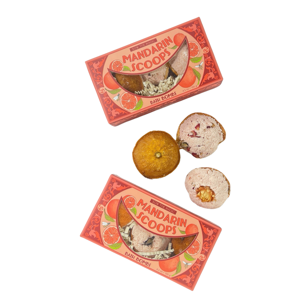 Mandarin Scoops Bath Bombs