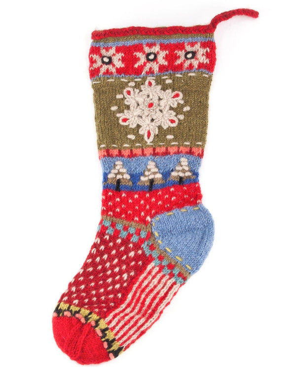 Snowflake Wool Stocking