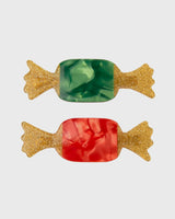 Christmas Candy Hair Clip