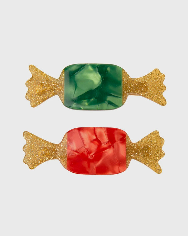 Christmas Candy Hair Clip