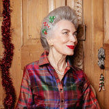 Christmas Wreath Hair Clip