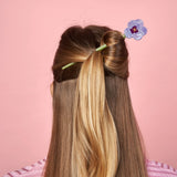 Purple Pansy Hair Stick