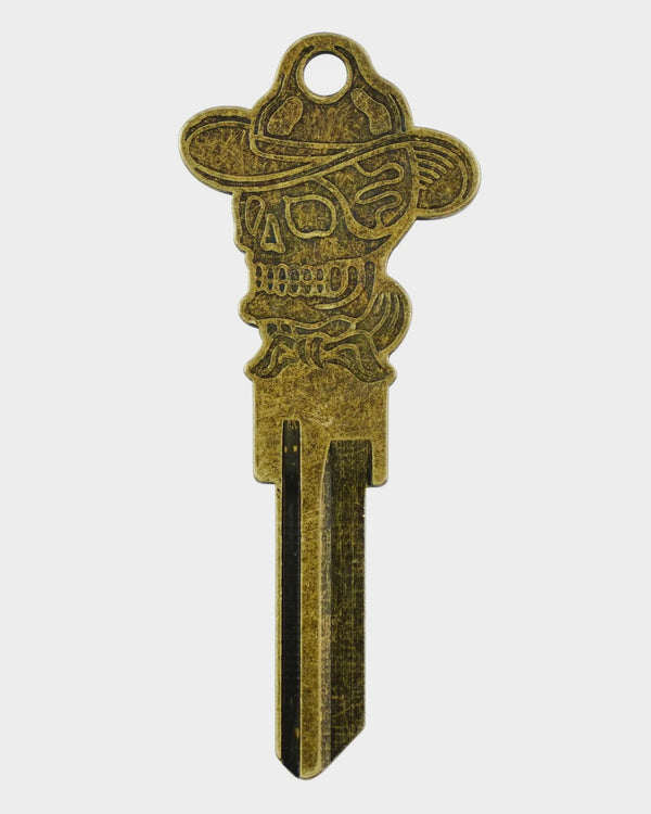 Cowboy Skull Key