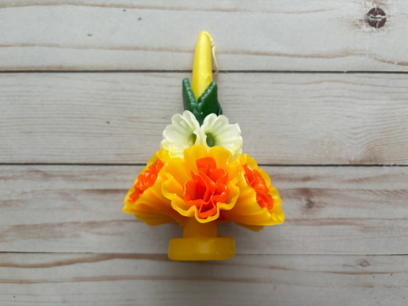 Floral Taper Candle