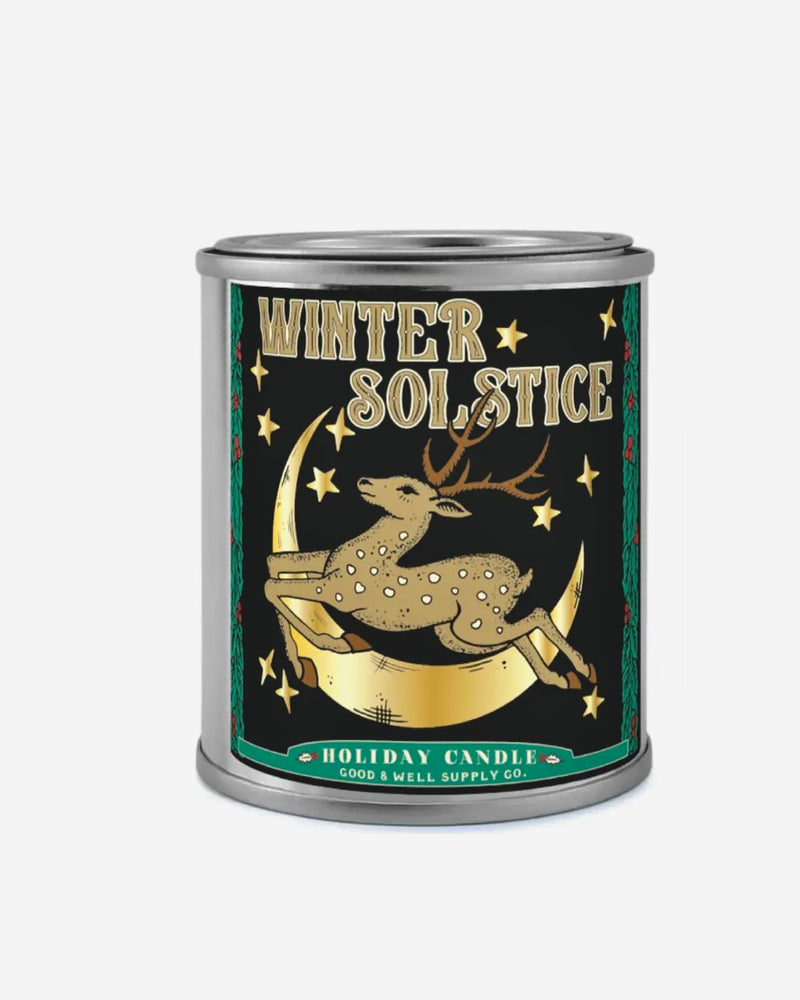 Winter Solstice Holiday Candle