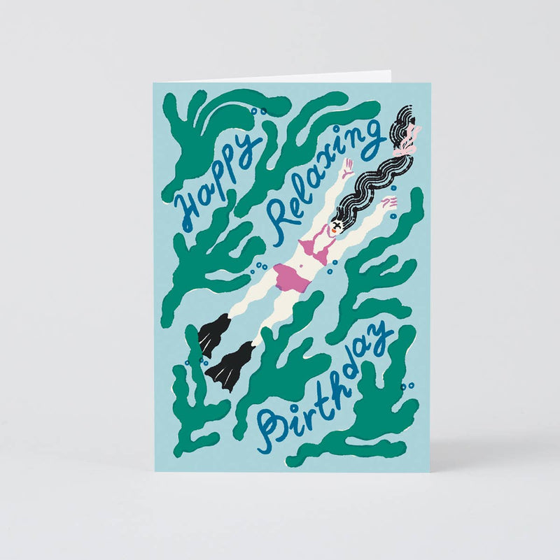 Happy Relaxing Birthday Card