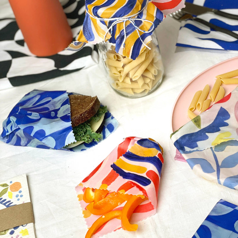 Backyard Garden Beeswax Wrap Set