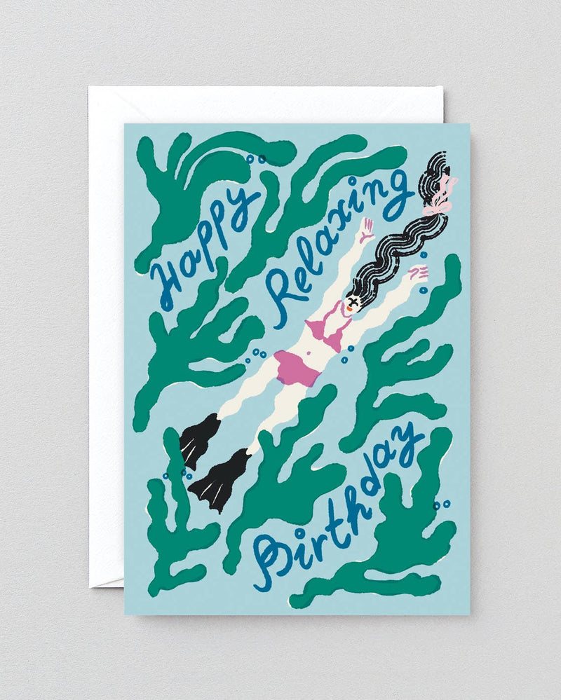Happy Relaxing Birthday Card