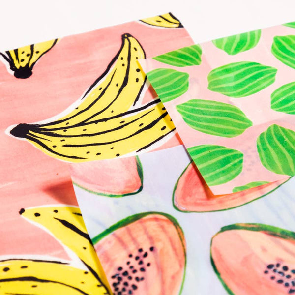 Fruit Beeswax Wrap Set