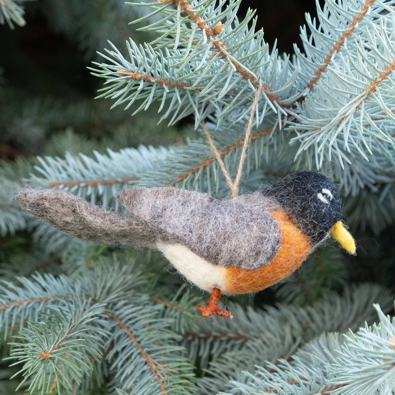 Felt Bird Ornament