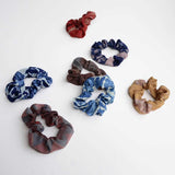 Block Print Scrunchies