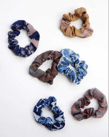 Block Print Scrunchies